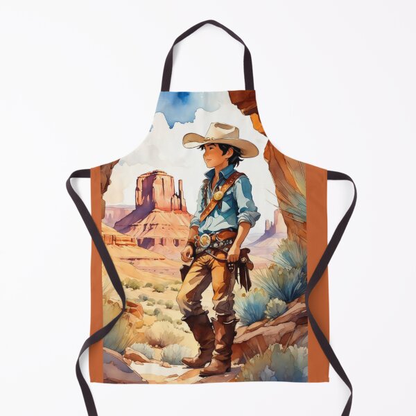 Item preview, Young Cowboy Watercolor designed and sold by BrightC.
