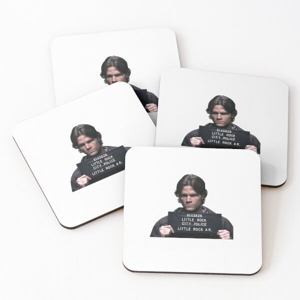 Item preview, Sam Winchester Mugshot From Supernatural  designed and sold by Sunnydalecinema.