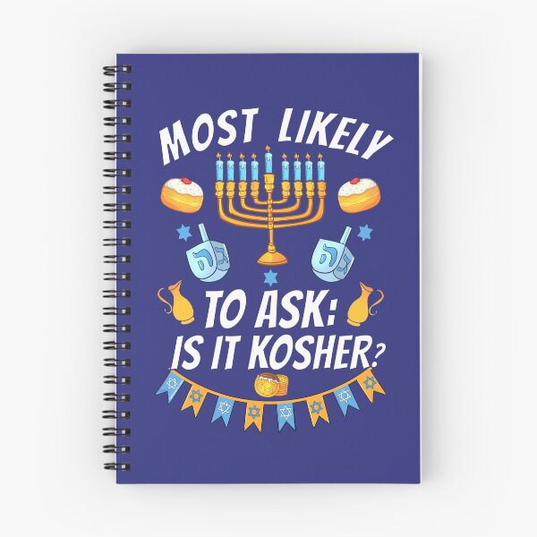 Item preview, Most Likely To Ask Is It Kosher? Funny Family Hanukkah Chanukkah, Hanukah, Hanuka Graphic designed and sold by Made by Tamar.