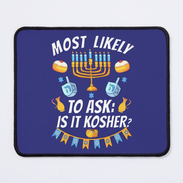 Item preview, Most Likely To Ask Is It Kosher? Funny Family Hanukkah Chanukkah, Hanukah, Hanuka Graphic designed and sold by Made by Tamar.