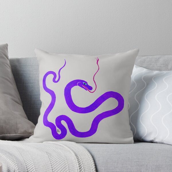 Item preview, Wavy Blue Purple Snake designed and sold by Cats-And-Kat.