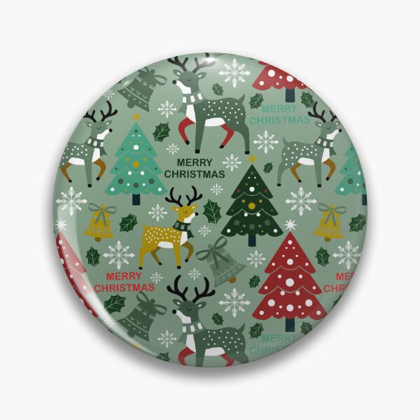 Item preview, Classic Christmas Charm - Brown - Green - Red - White  designed and sold by Fezzyboo.
