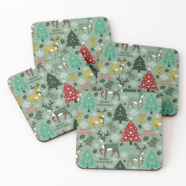 Item preview, Classic Christmas Charm - Brown - Green - Red - White  designed and sold by Fezzyboo.