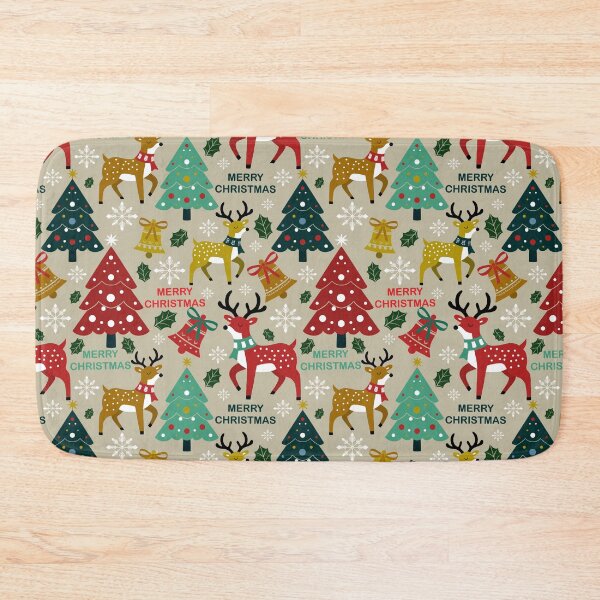 Item preview, Classic Christmas Charm - Brown - Grey - Green - Red - White  designed and sold by Fezzyboo.