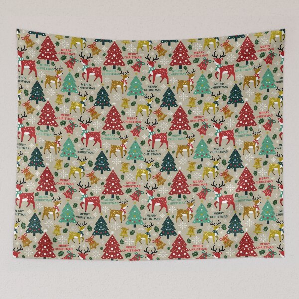 Item preview, Classic Christmas Charm - Brown - Grey - Green - Red - White  designed and sold by Fezzyboo.