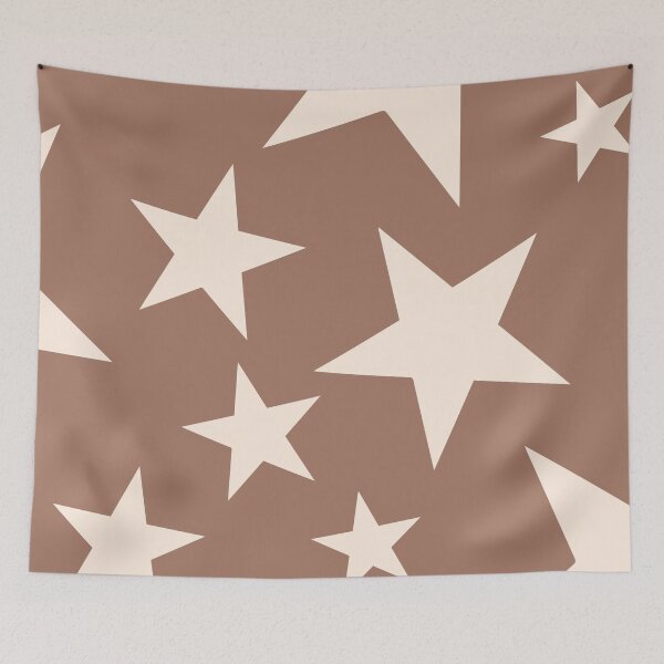 Item preview, Mocha Mousse Big Ol' Stars designed and sold by STUDIO MORE Los Angeles.