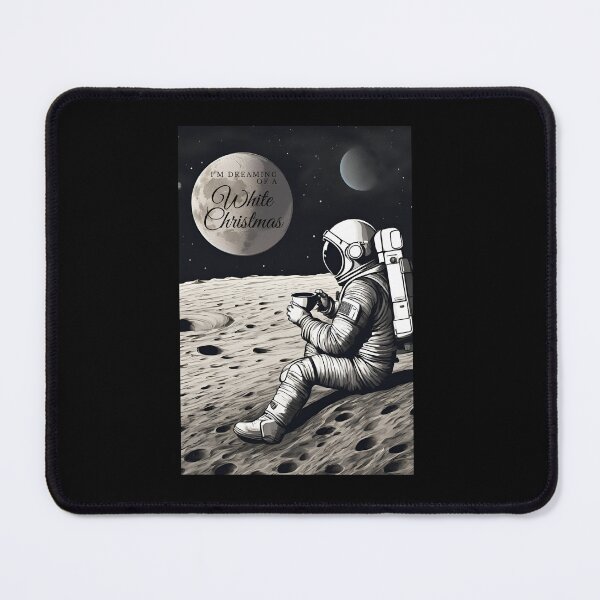 Item preview, Space, Christmas Time, Christmas, xmas, music, prank, Astronaut, alone, coffe, designed and sold by GOLDENGARDENART.