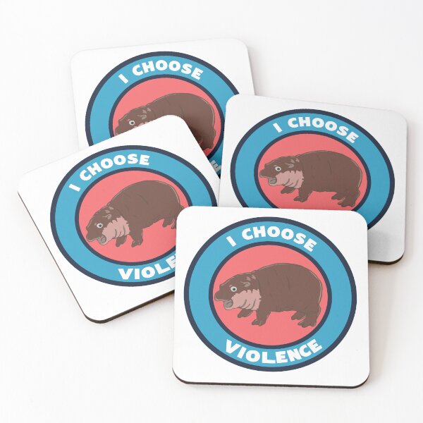 Item preview, Moo Deng I choose Violence designed and sold by Gkinoki.