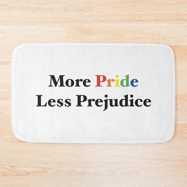 Item preview, More Pride Less Prejudice Rainbow designed and sold by Skull Fern.