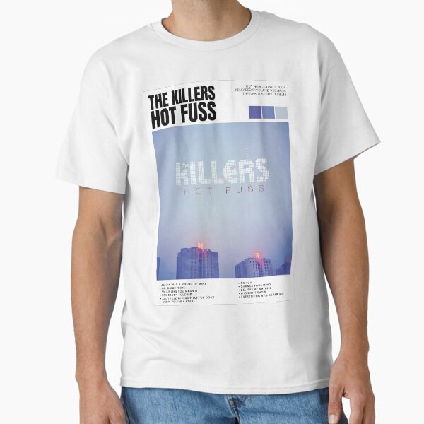 Artikel-Vorschau von Hot Fuss The Killers Zeitung Songtext Albumcover, designt und verkauft von apixelwall.