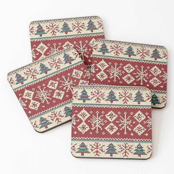 Item preview, Nordic Winter Knit Pattern: Cozy Snowflakes, & Reindeer designed and sold by Pickmash.