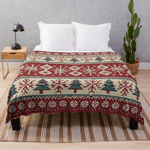 Item preview, Nordic Winter Knit Pattern: Cozy Snowflakes, & Reindeer designed and sold by Pickmash.