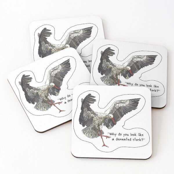 Item preview, Why Do You Look Like a Demented Stork designed and sold by Ctrl-ART-Del Theatre.
