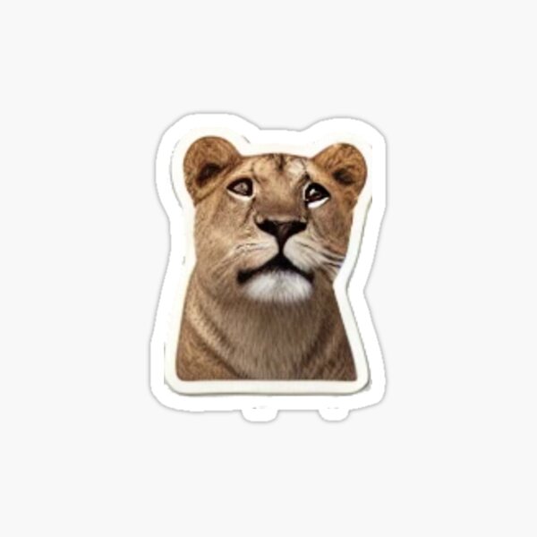 Item preview, Lion designed and sold by CraziStickers.