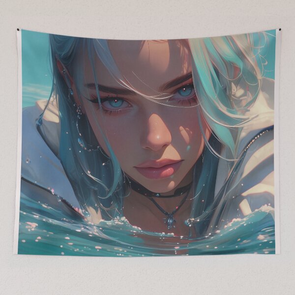 Item preview, Billie's hair inspired avatar designed and sold by Nowshin Tasnim.