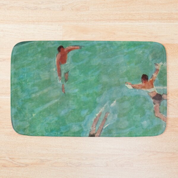 Item preview, Retro Swimming Pool Painting, Watercolor and Gouache designed and sold by heydayposters.