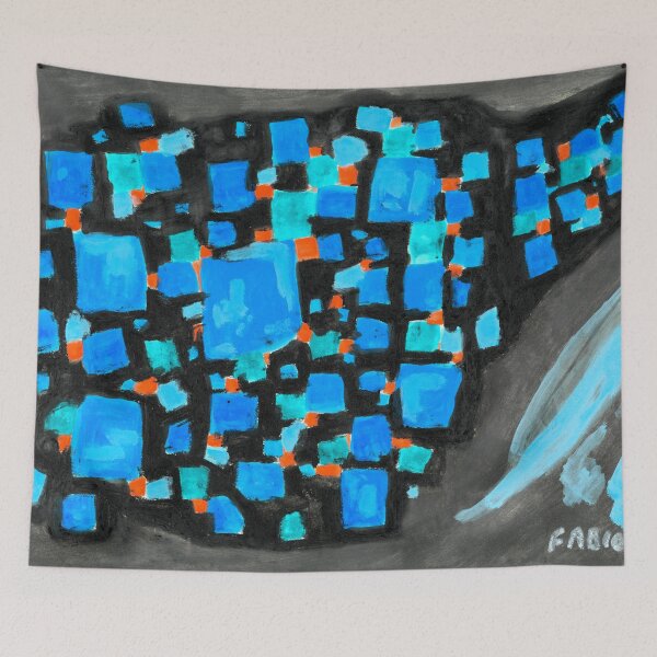 Item preview, Black on Blue designed and sold by Fabiomarkasso.
