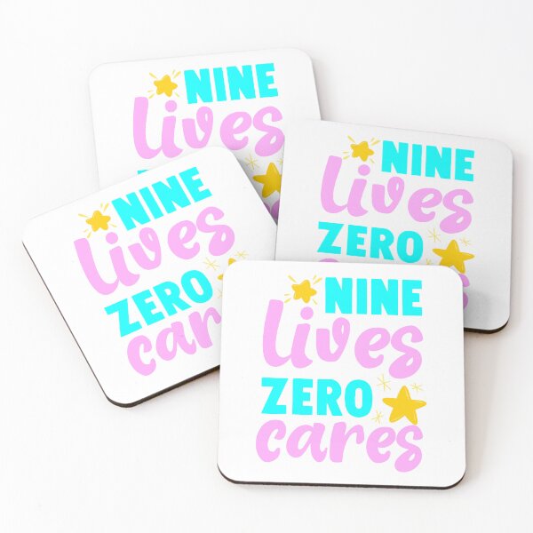 Item preview, Nine lives, zero cares designed and sold by ZAIKY DREAMS.