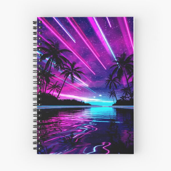 Item preview, Neon Tropics Under Shooting Stars designed and sold by Exodoi.