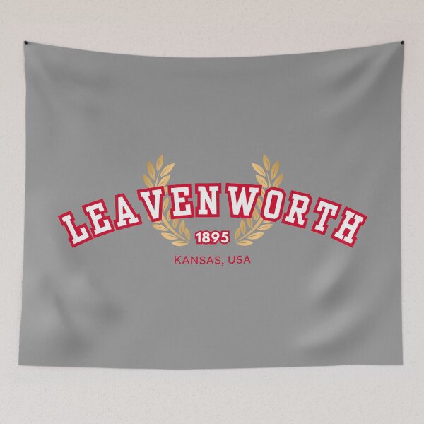 Item preview, Leavenworth Prison Education, White and Red designed and sold by UNK-Fatigues.