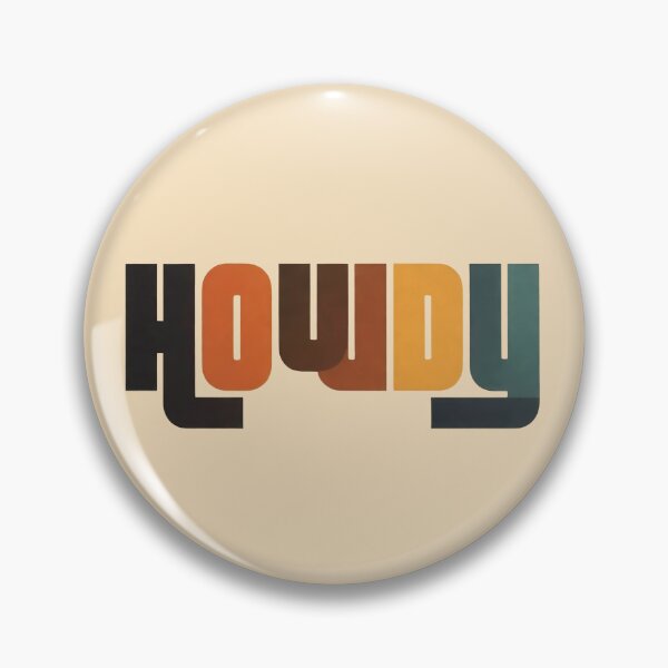 Item preview, Midcentury Modern "Howdy" Art Design designed and sold by heydayposters.