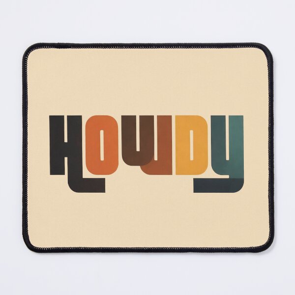 Item preview, Midcentury Modern "Howdy" Art Design designed and sold by heydayposters.