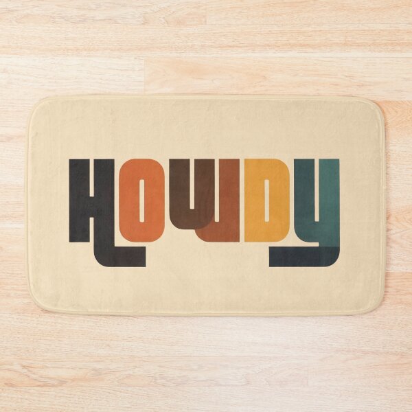 Item preview, Midcentury Modern "Howdy" Art Design designed and sold by heydayposters.