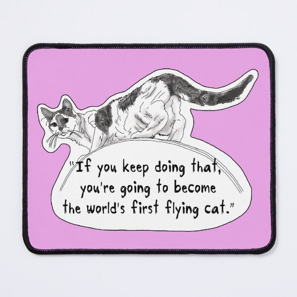 Item preview, The World's First Flying Cat designed and sold by Ctrl-ART-Del Theatre.