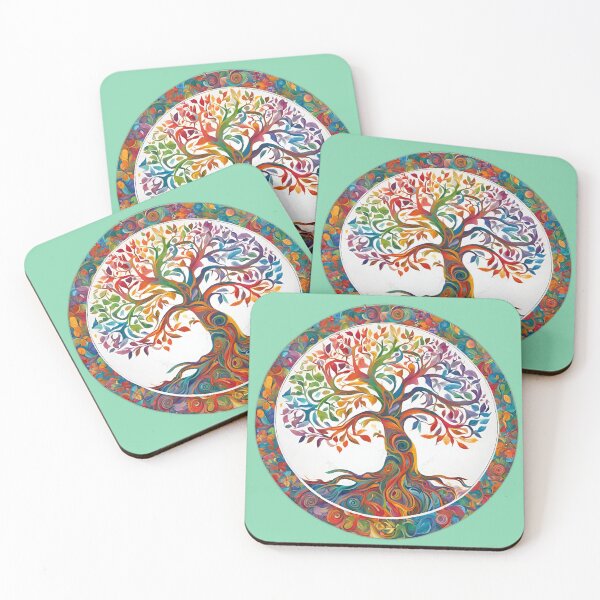 Item preview, Multicolored Tree of Life designed and sold by miriamo25.