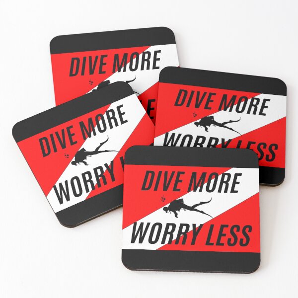 Item preview, Dive More Worry Less designed and sold by MattF13.
