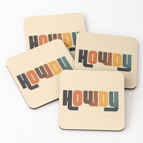 Item preview, Midcentury Modern "Howdy" Art Design designed and sold by heydayposters.