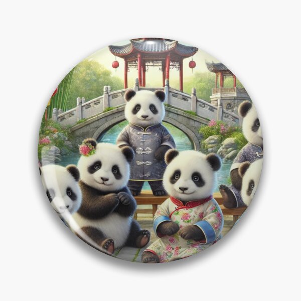 Aperçu de l'œuvre famille panda créée et vendue par GoofPanda.