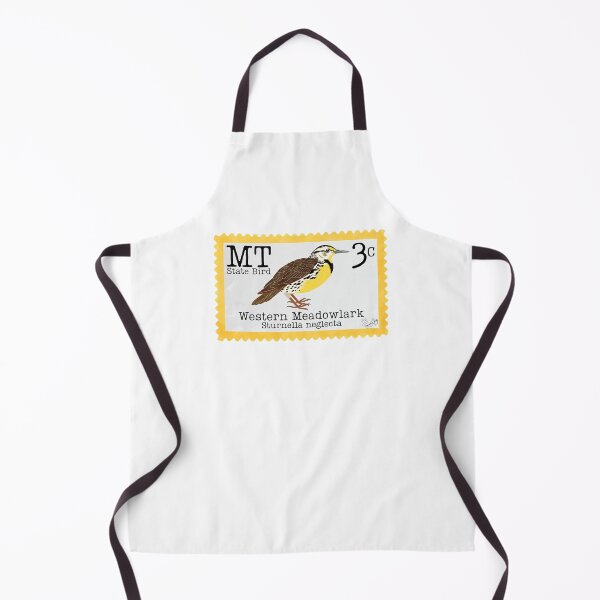 Item preview, Montana State Bird: Western Meadowlark Postage Stamp designed and sold by Marguerite Artistry.
