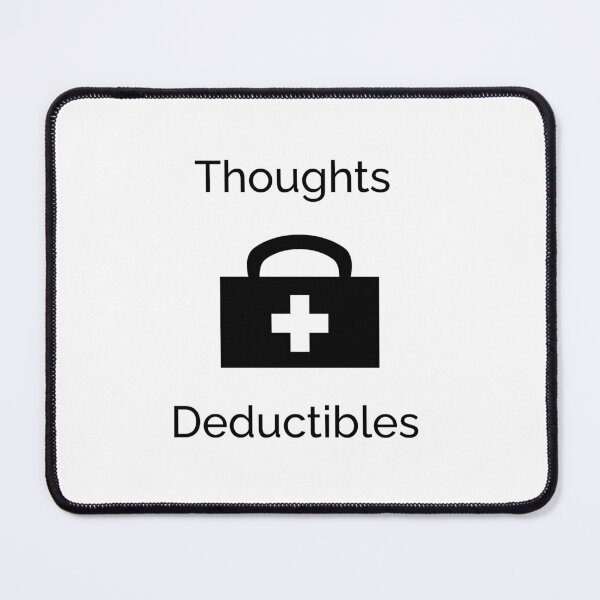 Item preview, Thoughts & Deductibles designed and sold by KATKattalestv.