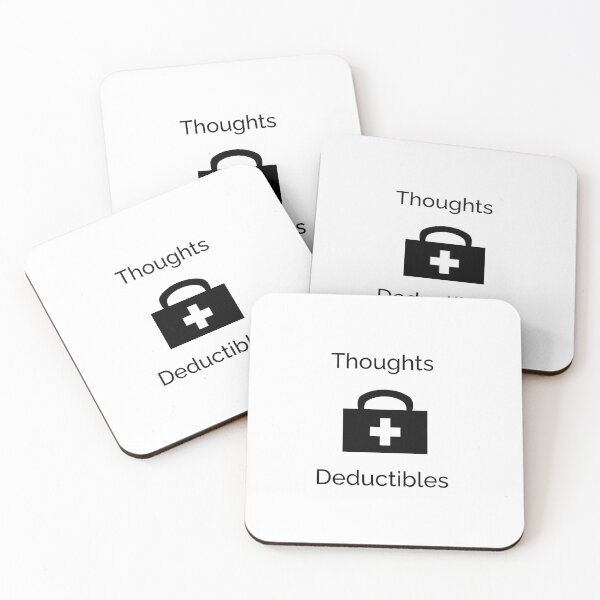 Item preview, Thoughts & Deductibles designed and sold by KATKattalestv.