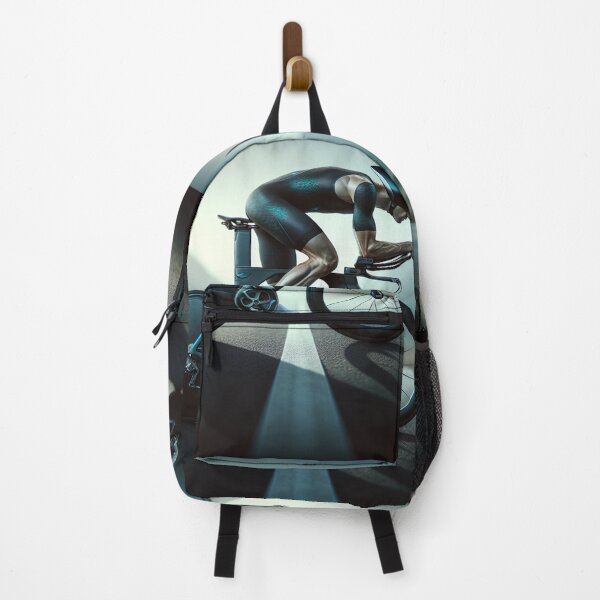 Item preview, Elite Triathlon Cyclist in Action - Futuristic Bike Design designed and sold by Triathlongram.