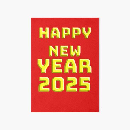 Aperçu de l'œuvre Bonne année 2025 créée et vendue par Emile Goungounga.