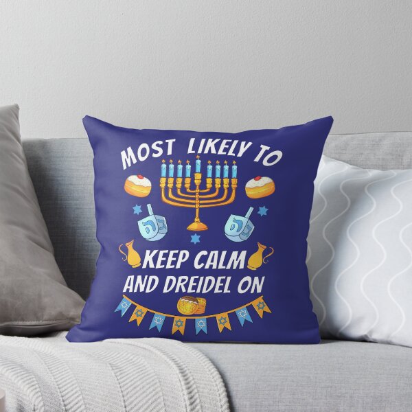 Item preview, Most Likely To Keep Calm And Dreidel On | Funny Family Matching Outfit | Hanukkah Chanukkah, Hanukah, Hanuka Graphic designed and sold by Made by Tamar.