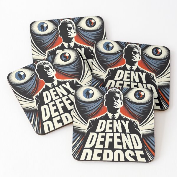 Item preview, DENY DEFEND DEPOSE Vertigo Bold Text Design Graphic designed and sold by brehto.