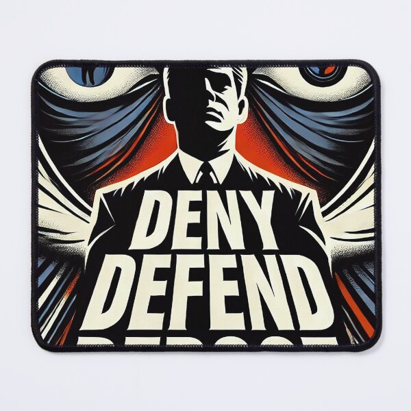 Item preview, DENY DEFEND DEPOSE Vertigo Bold Text Design Graphic designed and sold by brehto.