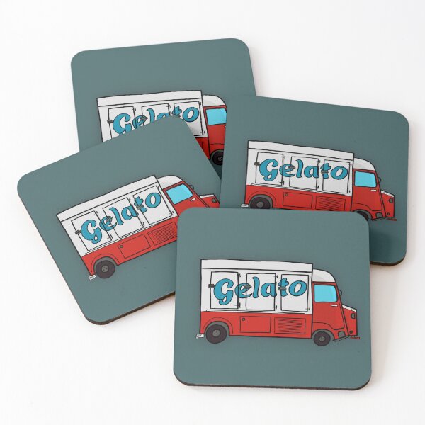 Item preview, French van truck, gelato designed and sold by Antoine Marineau Bélanger.