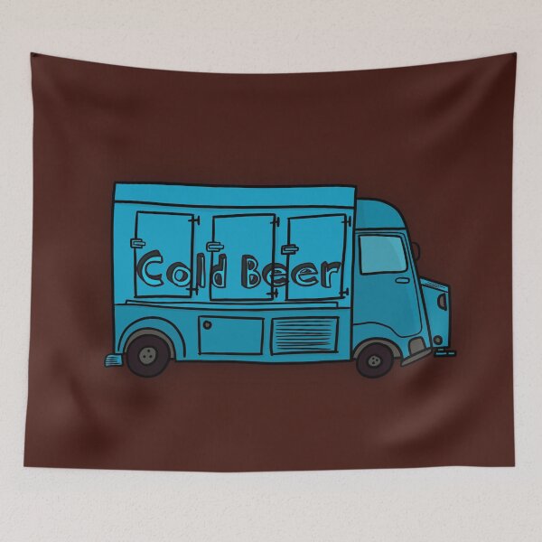 Item preview, French van truck, cold beer designed and sold by Antoine Marineau Bélanger.