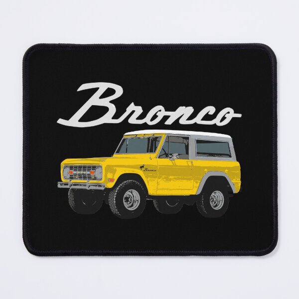 Item preview, Ford Bronco - vintage yellow (white text) designed and sold by Groenendijk.