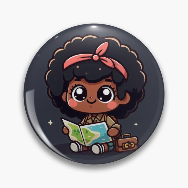 Item preview, Cute Kawaii Explorer - Cartographer Explorer designed and sold by GeoArtAdventure.