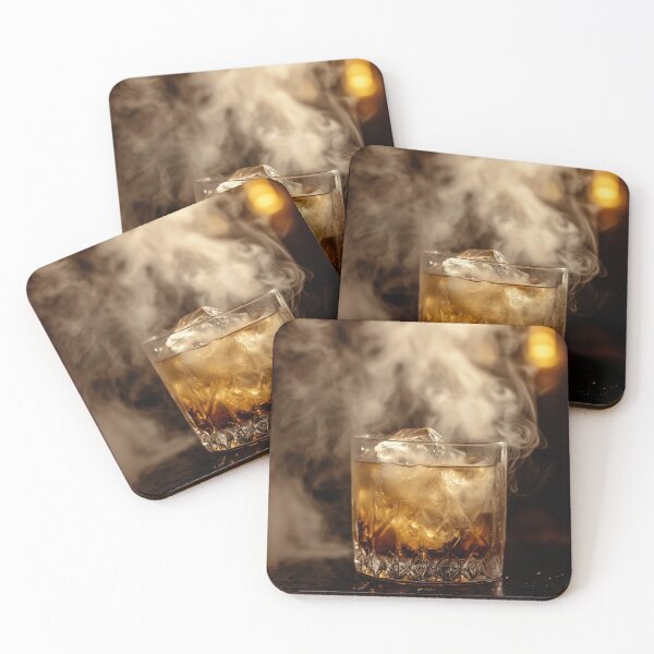 Item preview, Smoking Whisky on the Rocks designed and sold by DigiCre8.