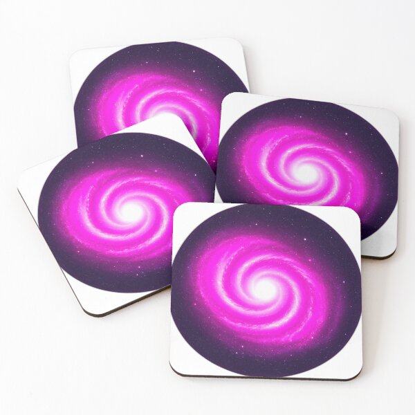 Item preview, Pink Galaxy Spiral Nebula Space Art designed and sold by cornelliusy.