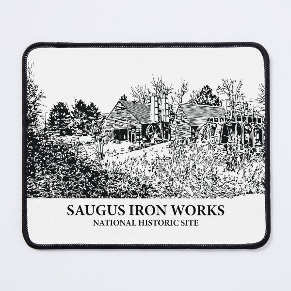 Item preview, Saugus Iron Works National Historic Site designed and sold by Lakeric Cityscapes.