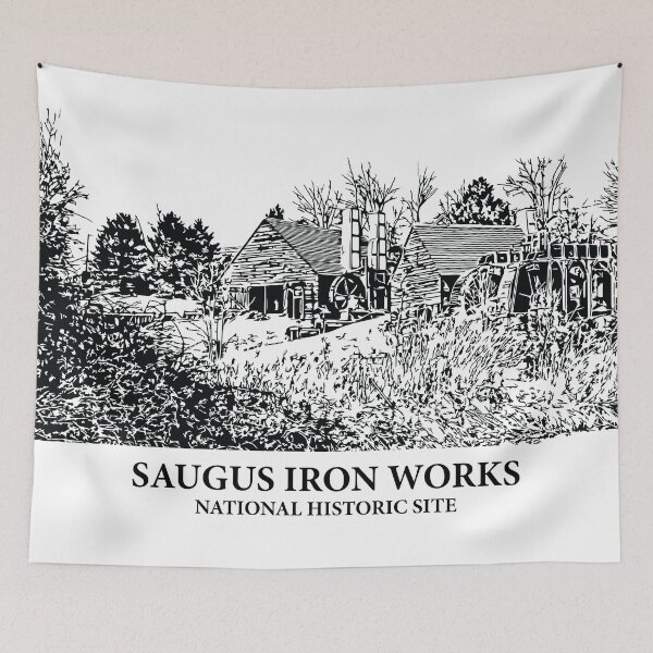 Item preview, Saugus Iron Works National Historic Site designed and sold by Lakeric Cityscapes.