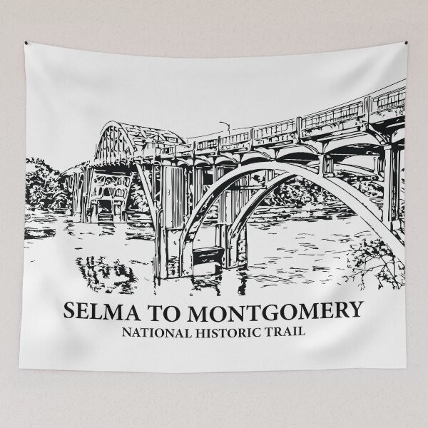 Item preview, Selma to Montgomery National Historic Trail designed and sold by Lakeric Cityscapes.