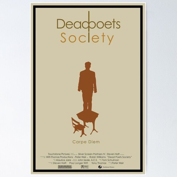 Artikel-Vorschau von Dead Poets Society, designt und verkauft von AndyreiSman.